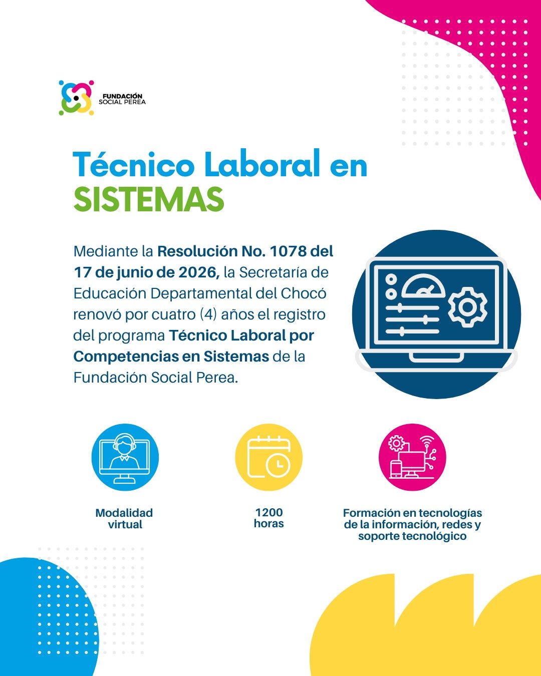 Técnico Laboral en sistemas
